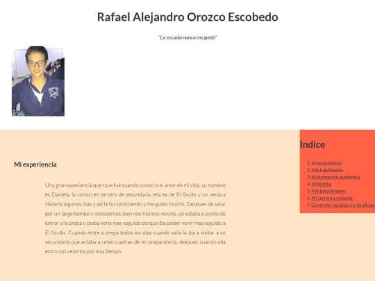 index screenshot