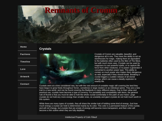 crystals screenshot