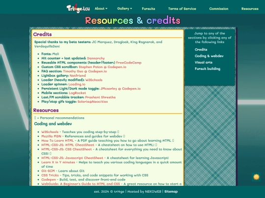 resources screenshot