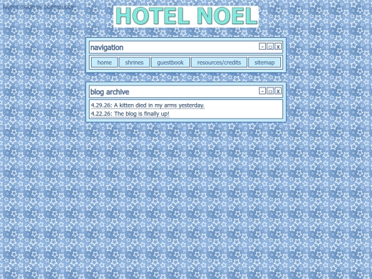 blog screenshot