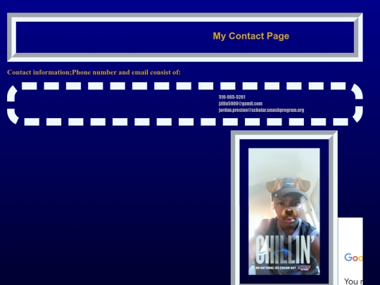 contact screenshot