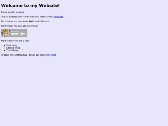 index screenshot