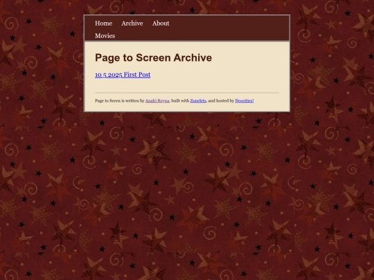 archive screenshot