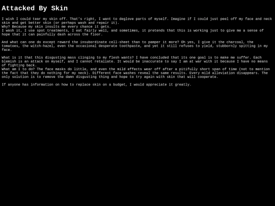 Attacked_by_Skin screenshot