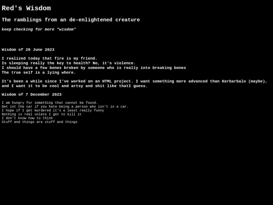 wisdom screenshot