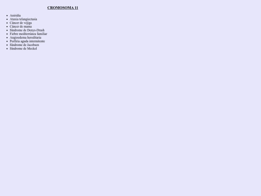 cromosoma11 screenshot