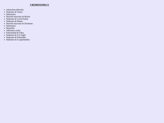cromosomaX screenshot