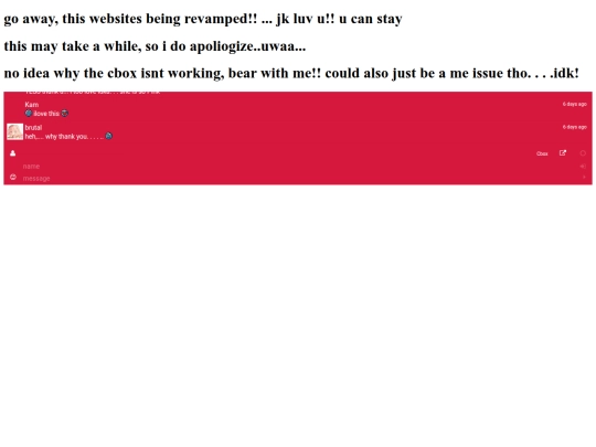 old/mainpage screenshot