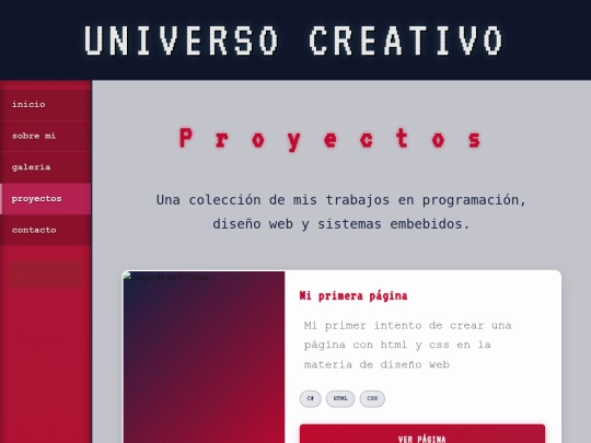 proyectos screenshot