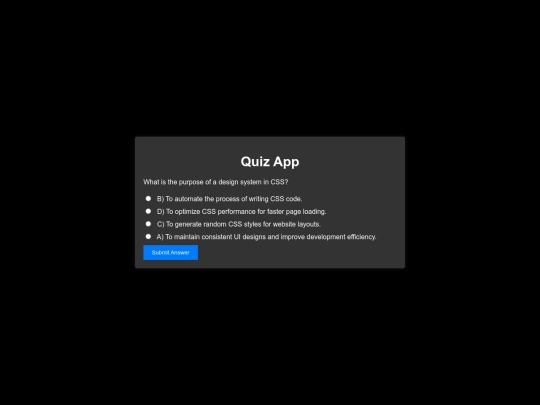 CssQuiz10 screenshot