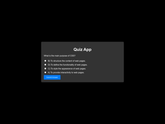 HTMLquiz8 screenshot