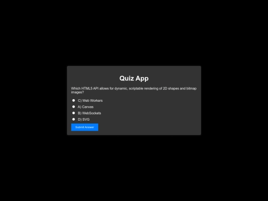 HTMLquiz9 screenshot