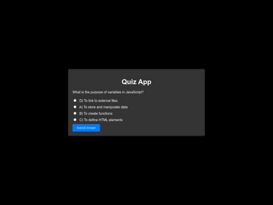 javascriptquiz3 screenshot