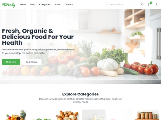 Ecommerce web food/HFoody-Modern-Food-Shop (1) screenshot