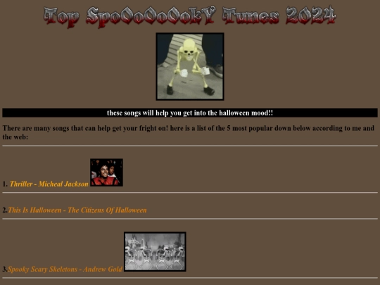 SpookySongs2024 screenshot