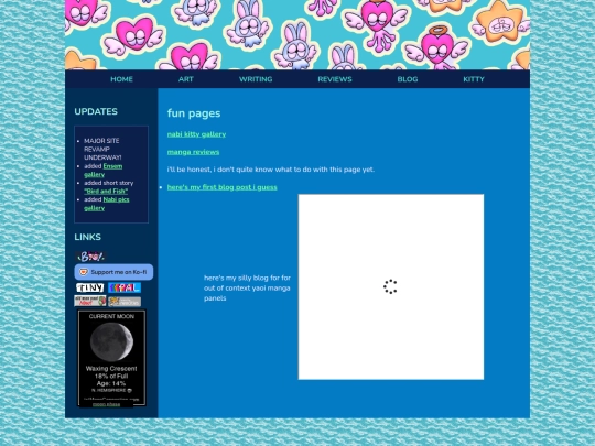 blog screenshot