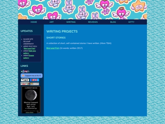 writing screenshot
