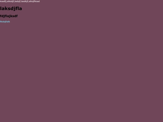 test screenshot