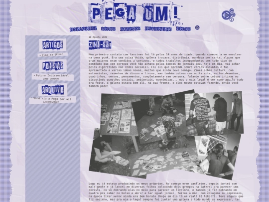 artigos/zine-se screenshot
