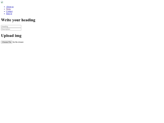 Write screenshot