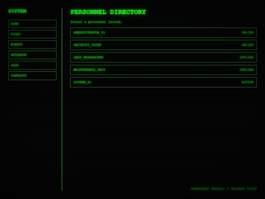 contacts screenshot