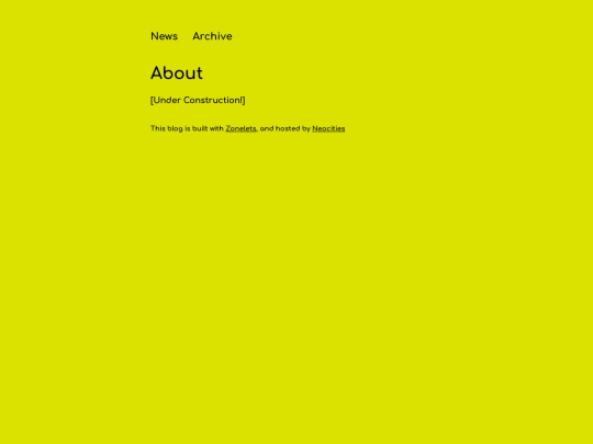 blog/about screenshot