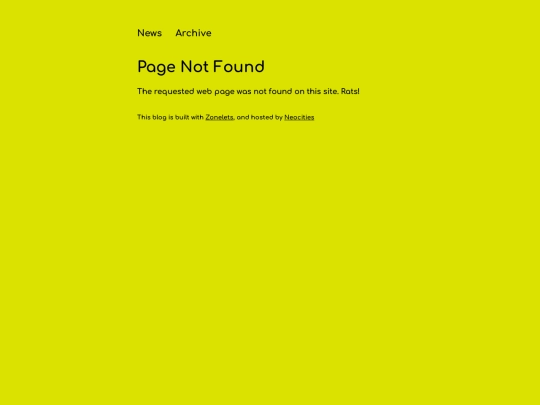 blog/not_found screenshot