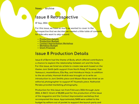 blog/posts/2026-09-07-Issue-8-Retrospective screenshot