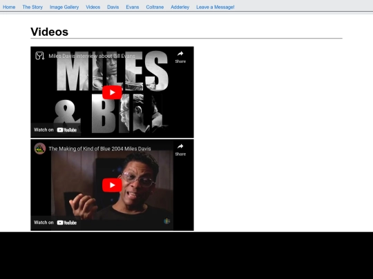 videos screenshot