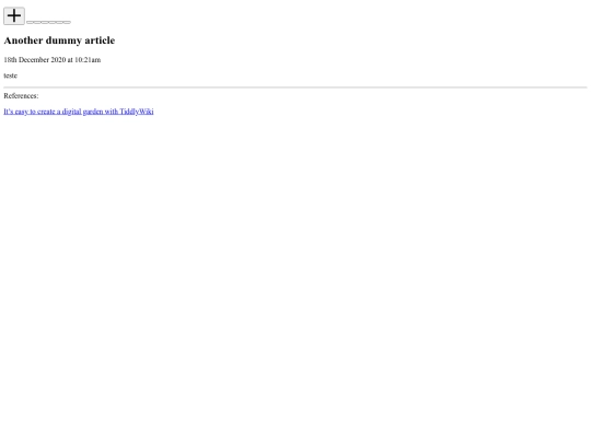 Another dummy article screenshot
