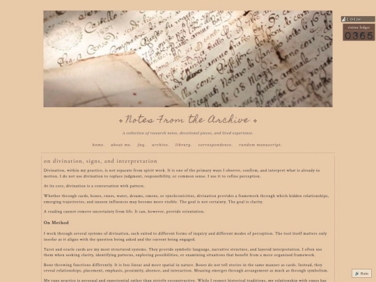 OnDivinationSignsandInterpretation screenshot