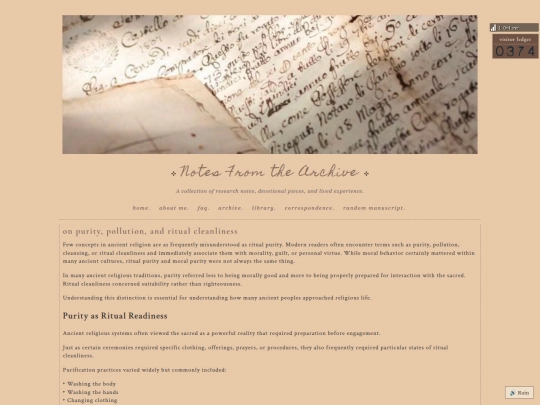 OnPurityPollutionandRitualCleanliness screenshot
