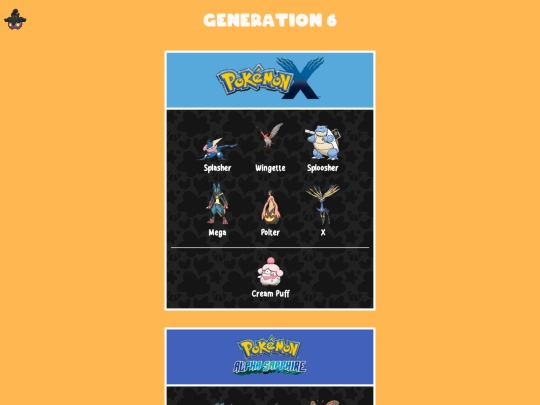 collections/pokemon/gen6 screenshot