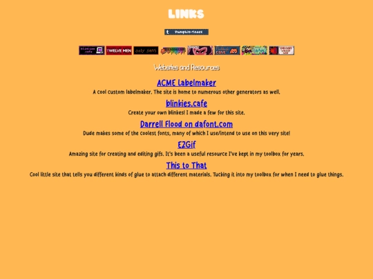 links screenshot