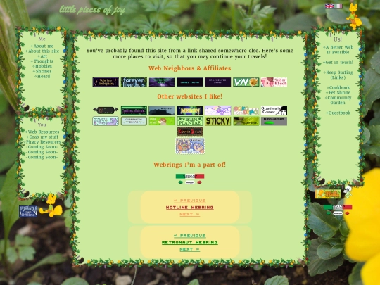 main-site/links screenshot