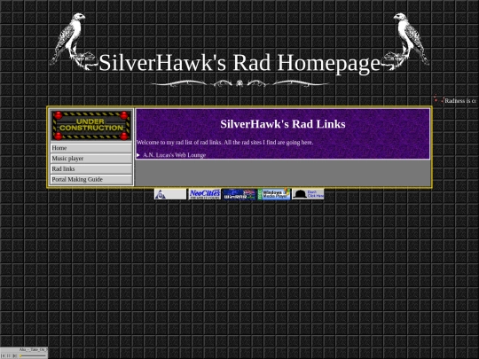 links screenshot