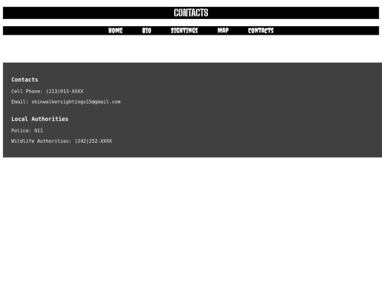 Contact screenshot
