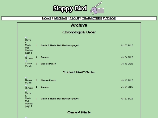 archive screenshot