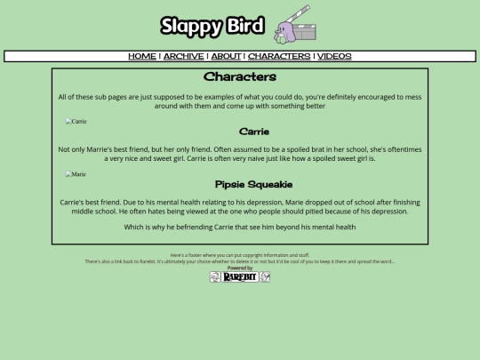 characters screenshot