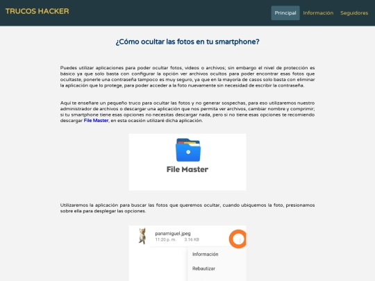 trucos/ocultar-fotos screenshot