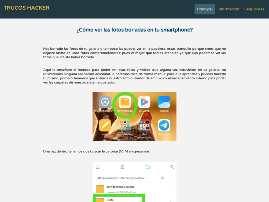 trucos/ver-fotos-borradas screenshot