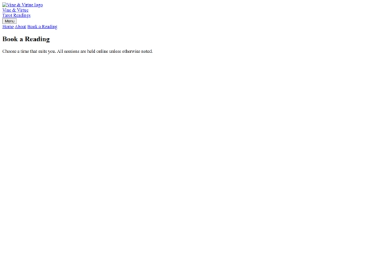 booking screenshot