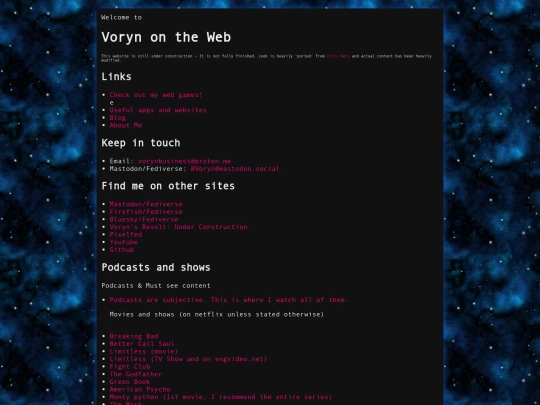 index screenshot