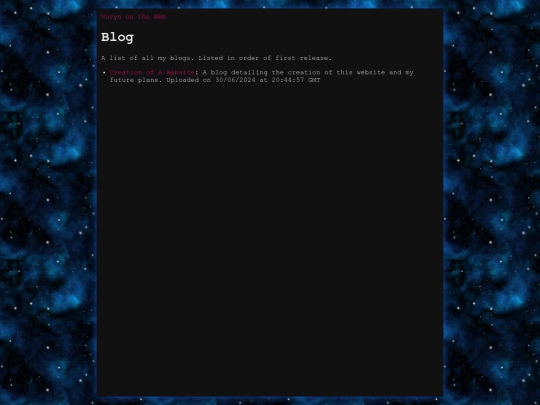 pages/blog screenshot