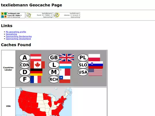 Geocache/geocache screenshot