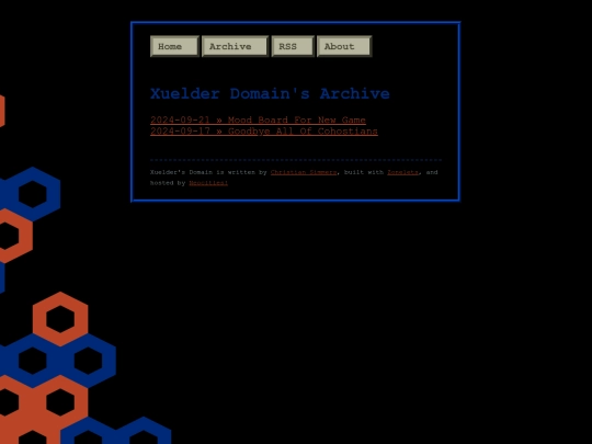 Blog/archive screenshot