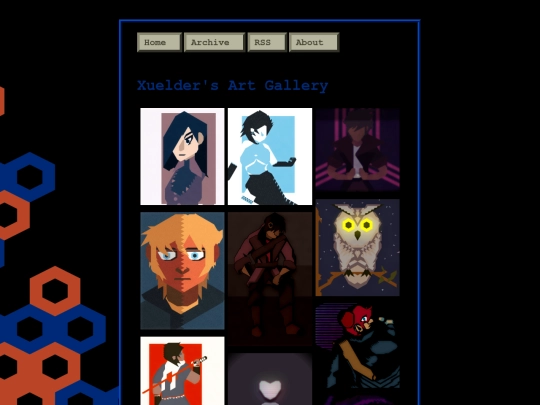 Blog/gallery screenshot