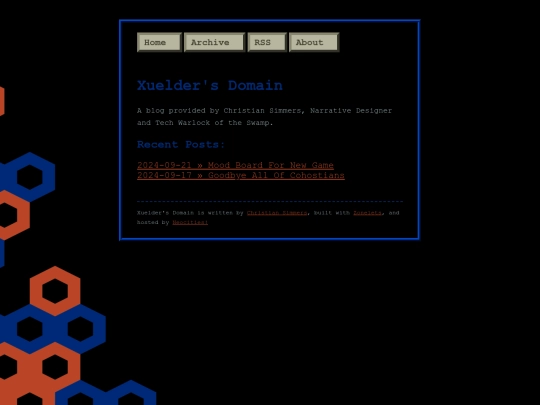 Blog screenshot