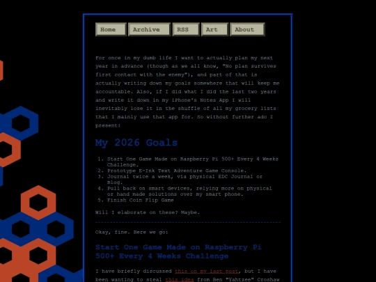 Blog/posts/2025-11-23-Goals-for-2026 screenshot