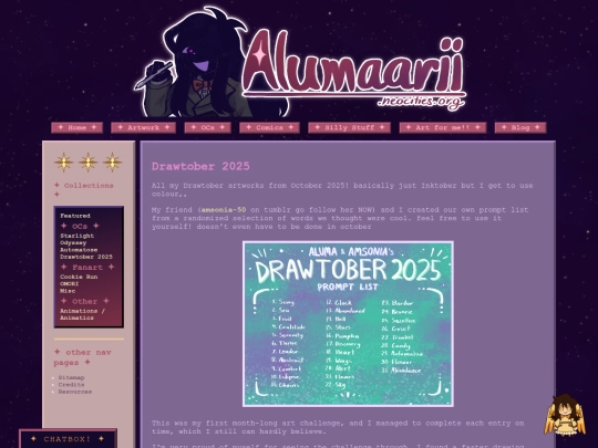 drawtober2025 screenshot